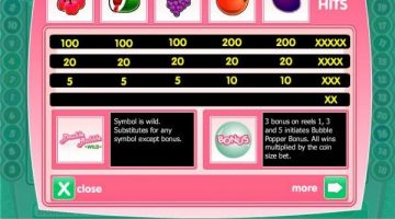 Double bubble casino game review